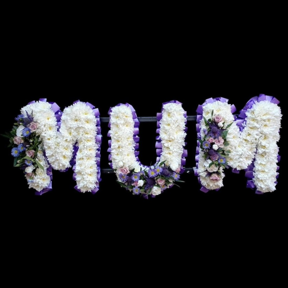 Funeral Letters And Name Frames Product Image